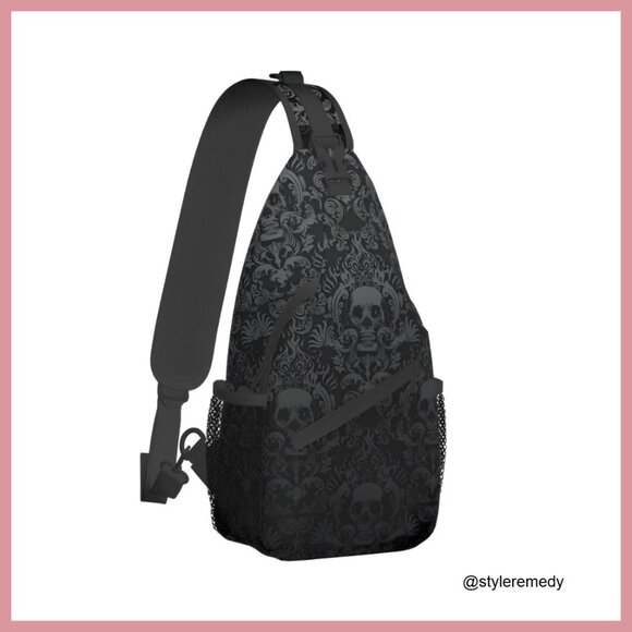 Polyester Sling Backpack, Crossbody Daypack for Hiking Travel main image 6